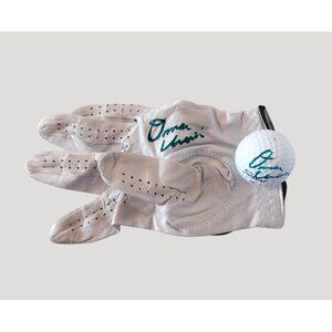 Omar Uresti Signed FootJoy Glove Titleist Golf Ball Set PGA Tour Golfer Player